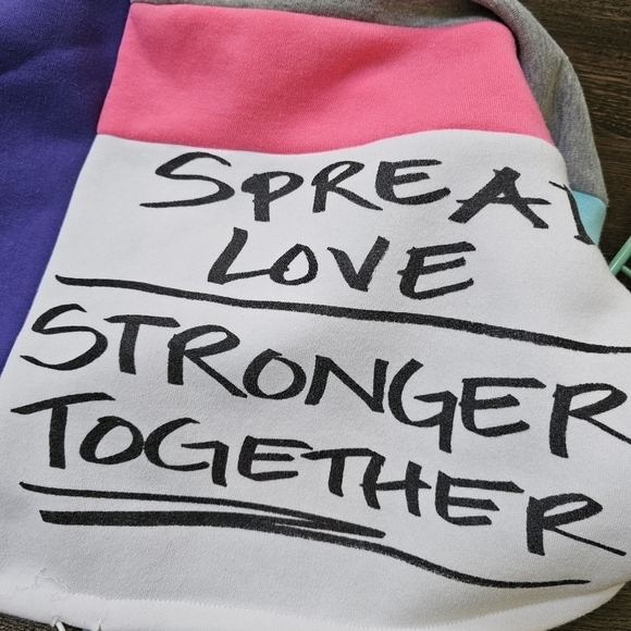 Fashion Nova Written With Love Colorblock Sweatsuit With Pockets Size S - Picture 16 of 17